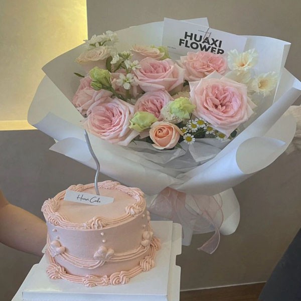 Combo hoa bánh sinh nhật